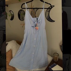 Gorgeous Blue Sundress with front tie